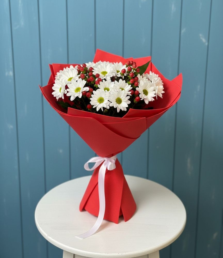 Букет цветов из: Хризантемы в Суземке