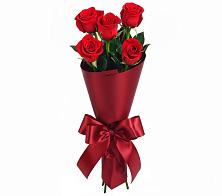 Букет 5 Красных роз Эдлесс Лав в Суземке