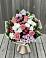 Букет цветов из: Альстромерии, Гвоздики, Розы и Хризантемы в Суземке