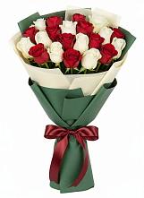 Букет Микс из красных и белых роз #REPLACE_PRED# Суземке