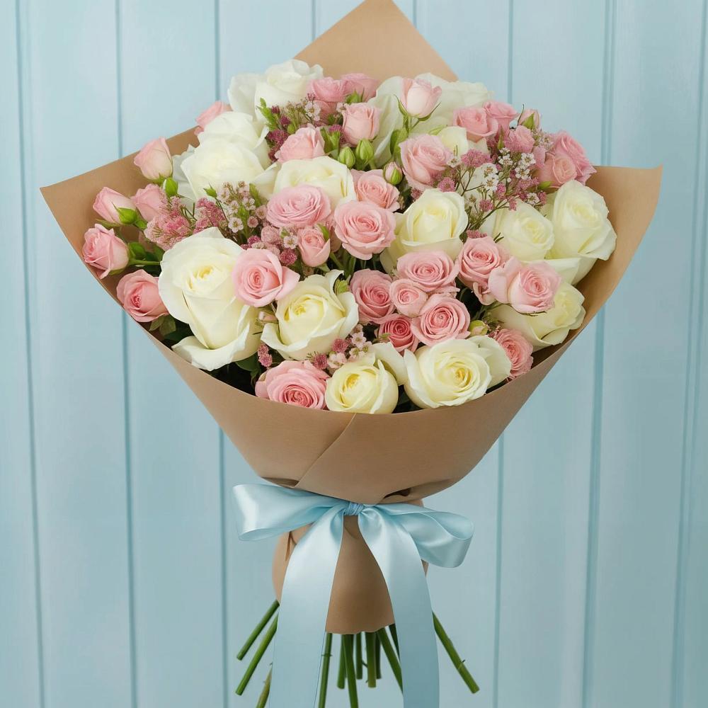 Букет цветов из: Розы в Суземке