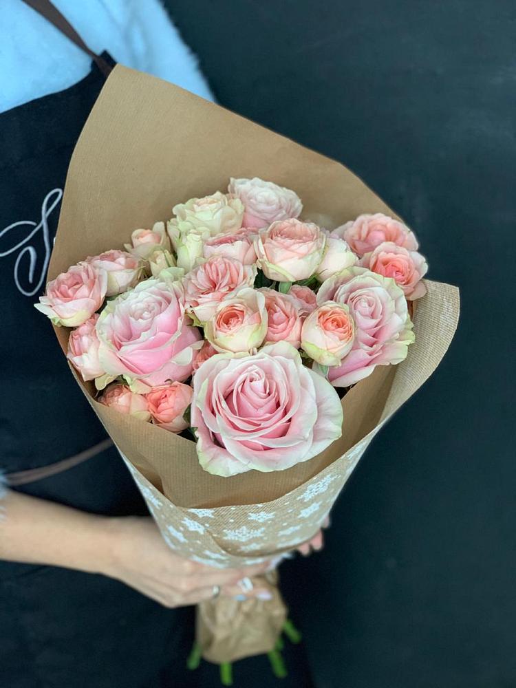 Букет цветов из: Хризантемы и Розы в Суземке