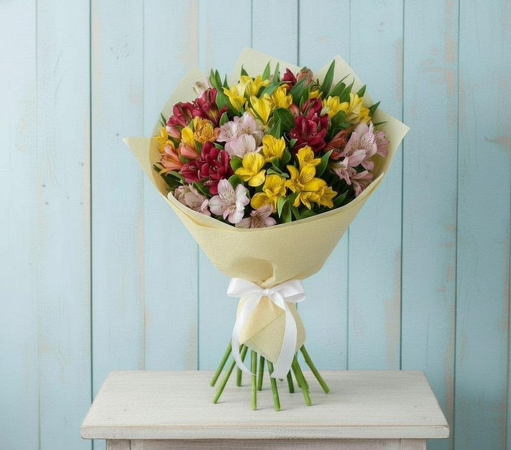 Букет цветов из: Альстромерии в Суземке