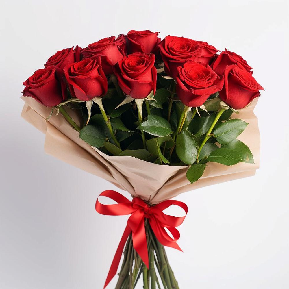 Букет 11 Красных роз Эдлесс Лав в Суземке